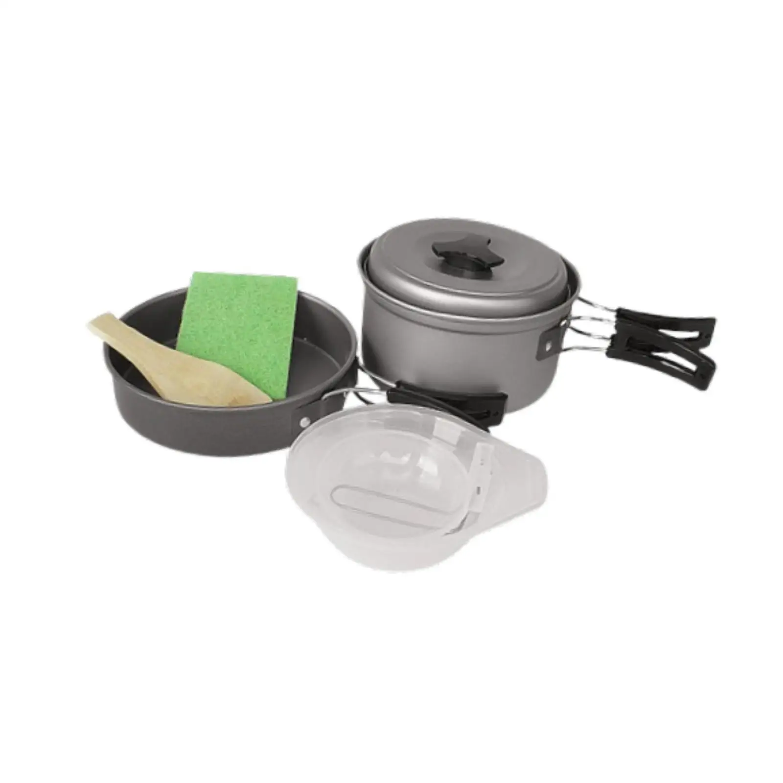 Набор посуды для кемпинга кухонное снаряжение алюминиевая уличная посуда