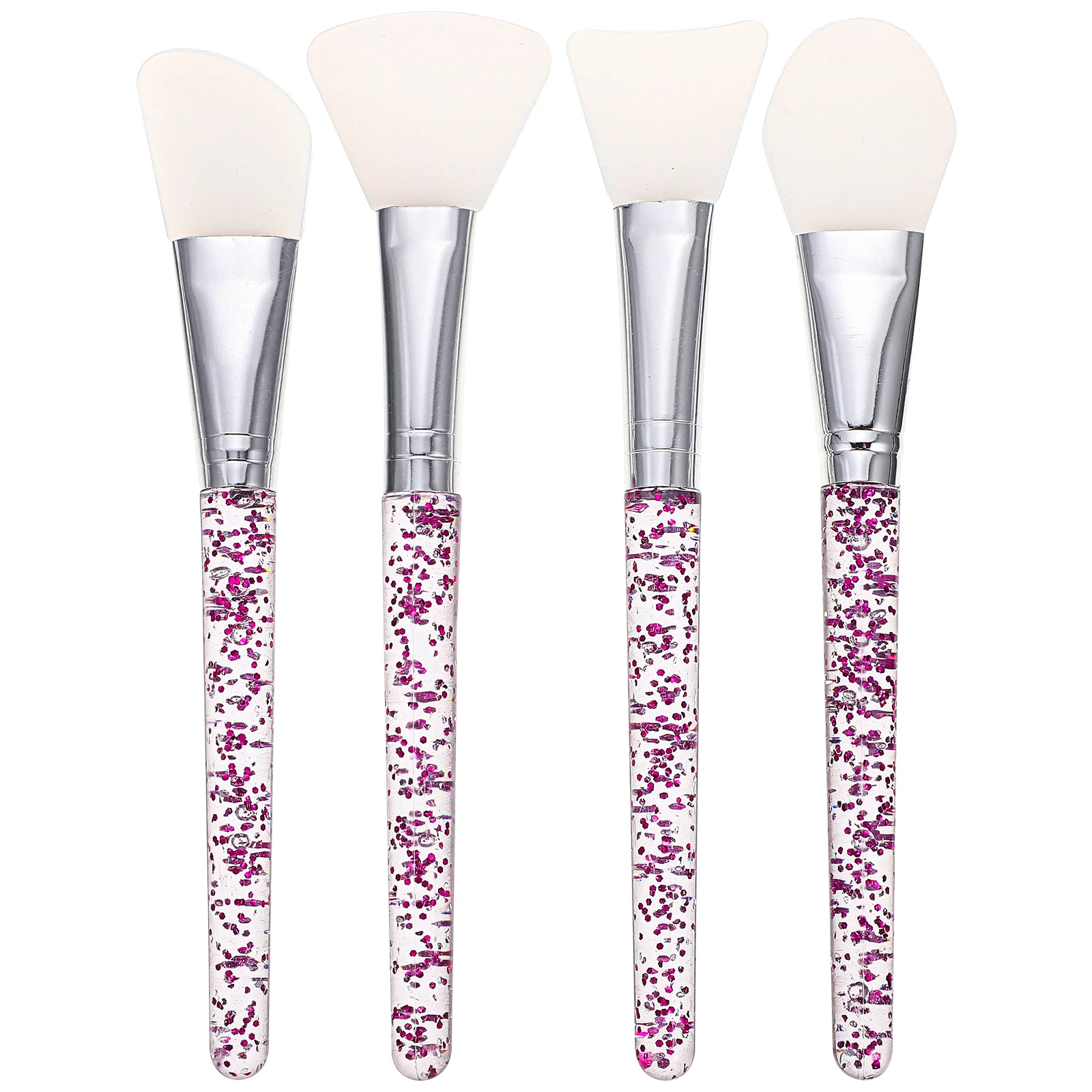 

4 Pcs Mask Brush Applicator Tool Silicone Mud Facial Tools Skin Care Silica Gel Face Travel Clay Brushes