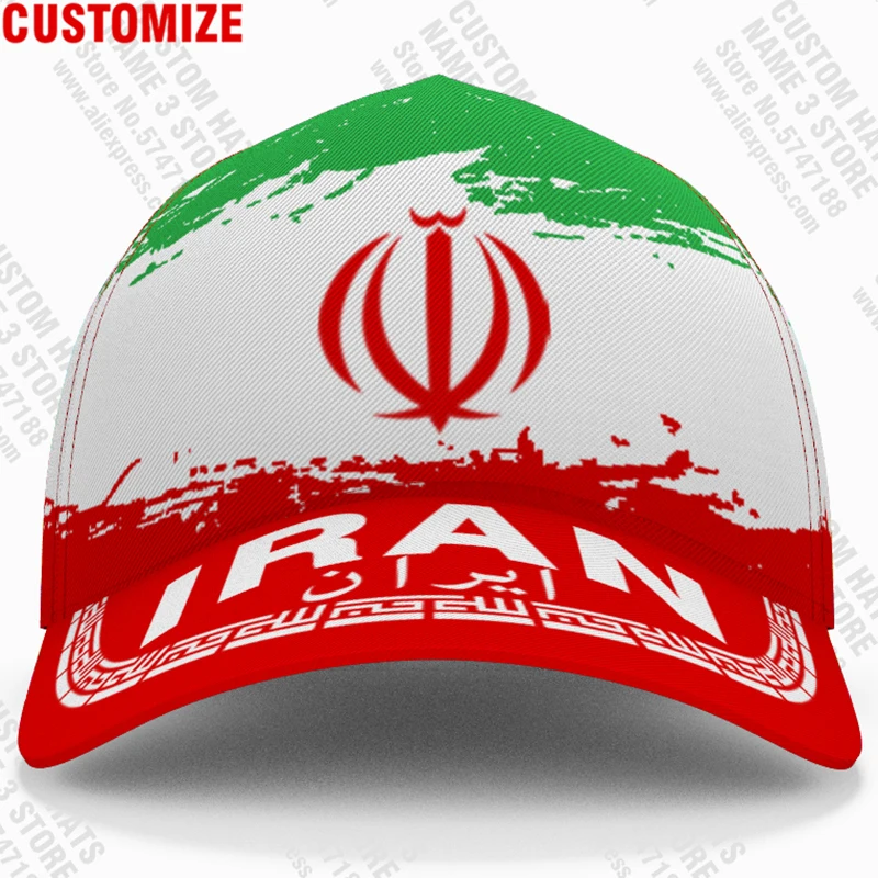 Бейсболки из Ирана 3d кепки с бесплатным именным логотипом игровой команды шапки