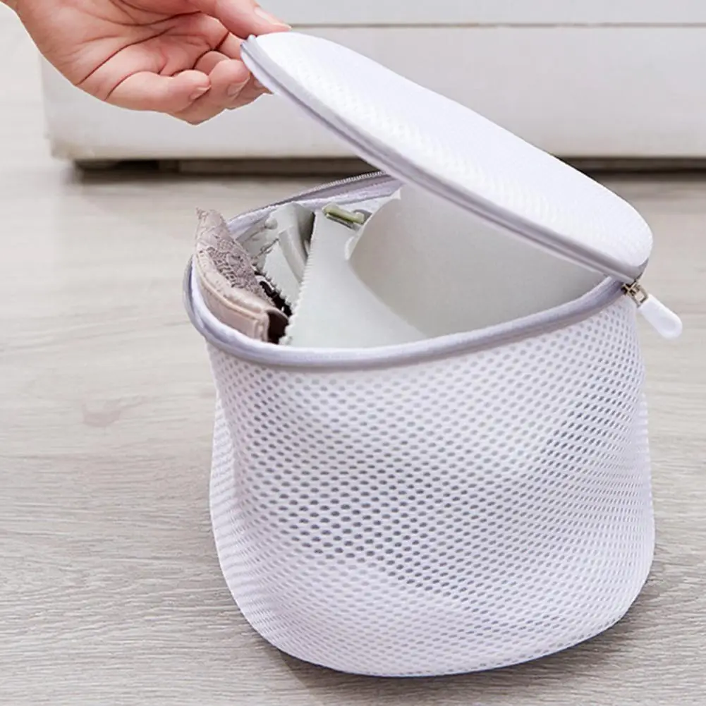 

High Resilience Laundry Bag Eco-friendly Underwear Bag Grid Design Polyester Clothes Washing Mesh Bag Washing Supplies for Home