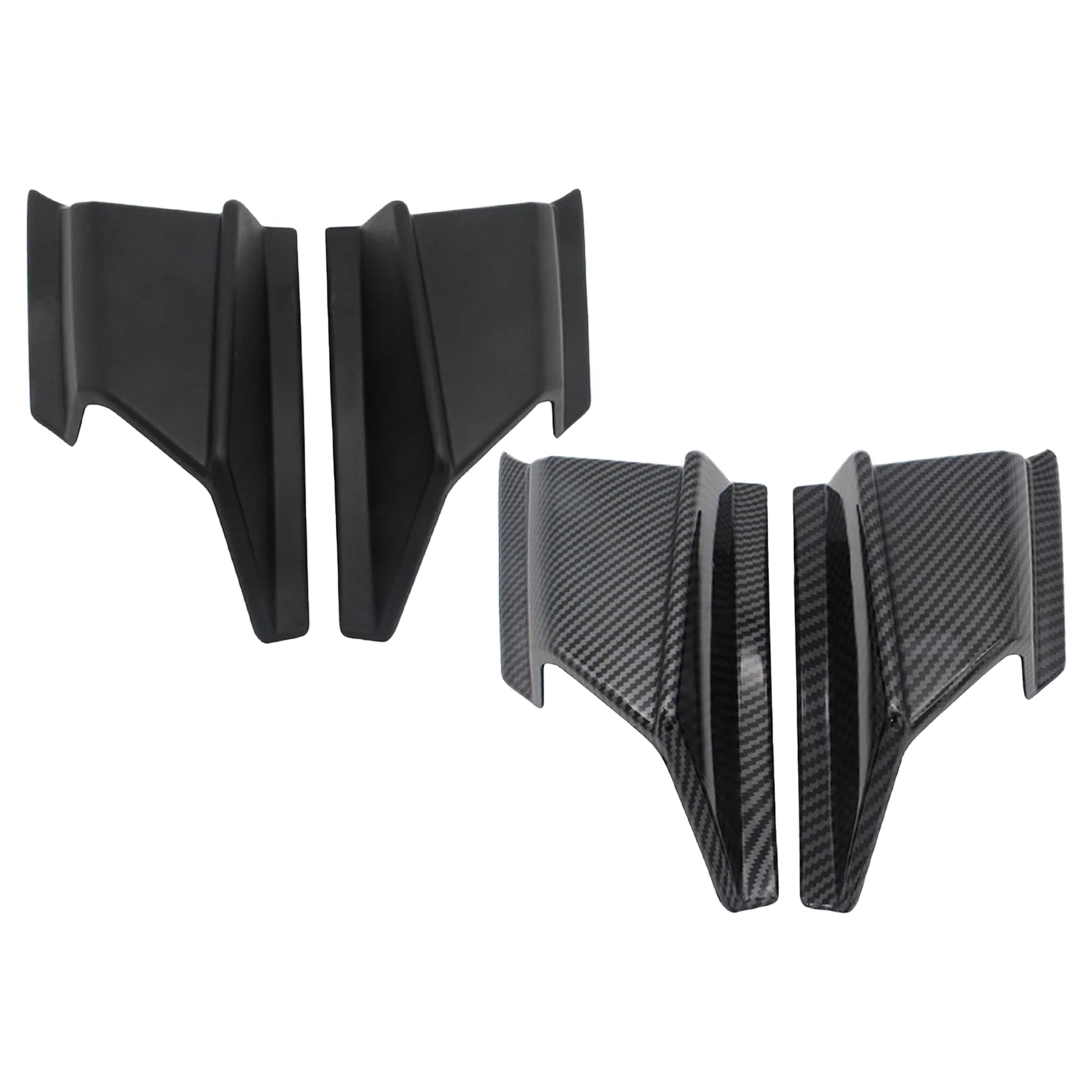 

Motorcycle Side Wing Front Side Spoiler Fixed Wind Wing Deflector Fairing Accessories Easy to Install Modified Body Decoration
