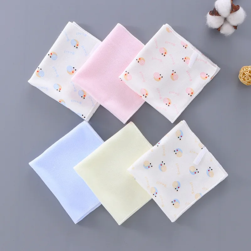 6pcs/pack Baby Washcloth Cotton Newborn Towels Saliva Towel Nursing Bath Stuff for Newborns |