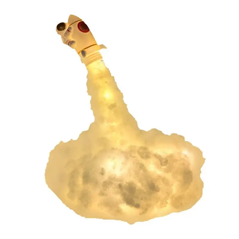 

3D печатная деталь, яркие облака, астронавт, лампа, детское украшение для дома, ночник, креативный подарок