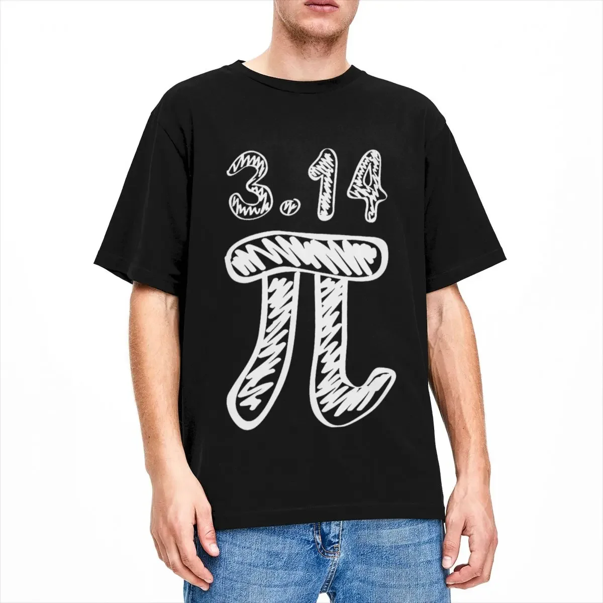 Юмористическая футболка Happy Pi Day Be Irrational Math для мужчин и женщин из чистого хлопка 3