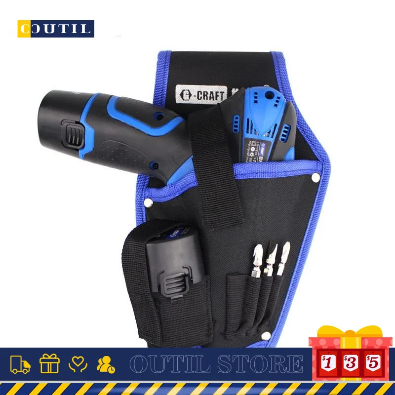 

Сумка для инструментов, портативный беспроводной держатель для электродрели, шуруповерта, инструментов