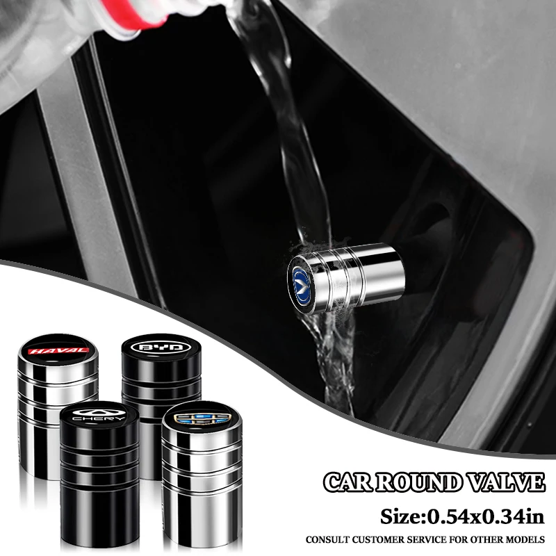 

New 4pcs Aluminum Car Tire Valve Caps Alloy Tyre for Acura TLX MDX RDX CDX ZDX RLXTSX TL Vigor Integra RSX TLX-L NSX Accessories