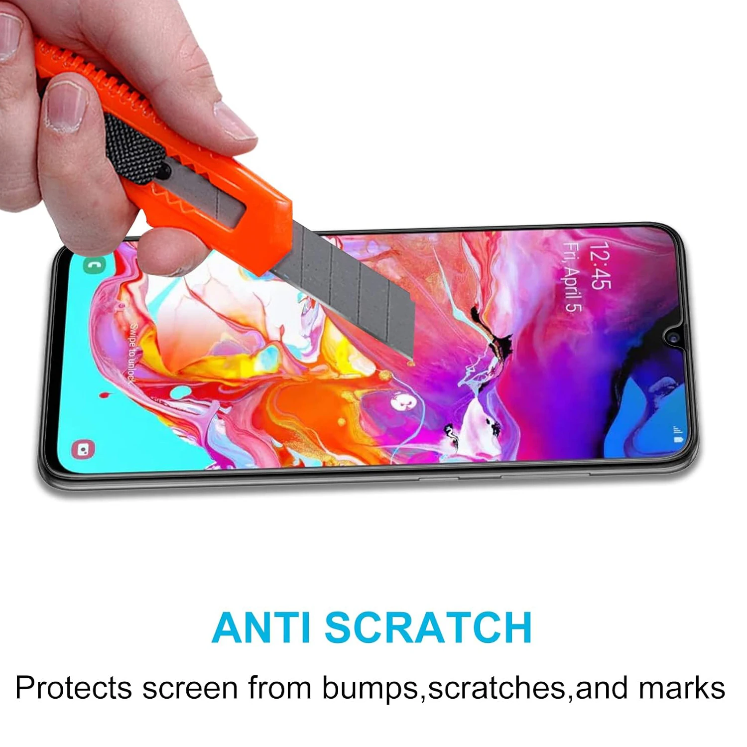 2/4 шт. 2024 Новое закаленное стекло для Samsung Galaxy A70 A70s Защитная стеклянная пленка