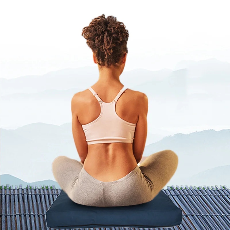 

Yoga Mat Organic Cotton Zabuton Fashion Fitness Thickened Widened Square Yoga Meditation Cushion Floor Pillow