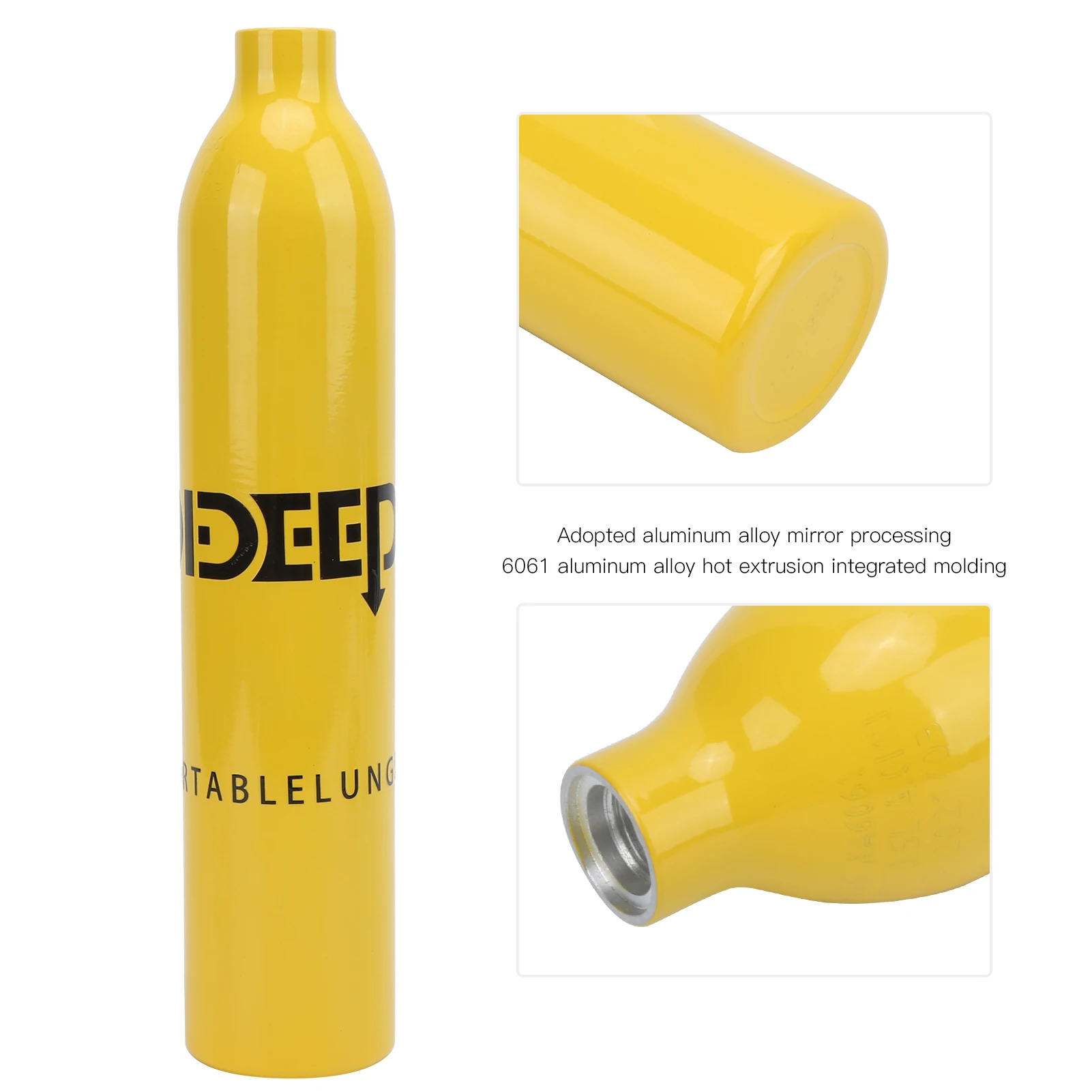 Кислородный баллон DIDEEP объемом 0 5 л для подводного плавания с регулятором