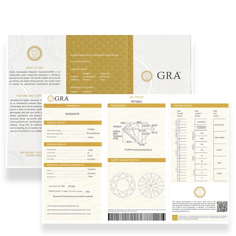 Женское кольцо из серебра 925 пробы с муассанитом |