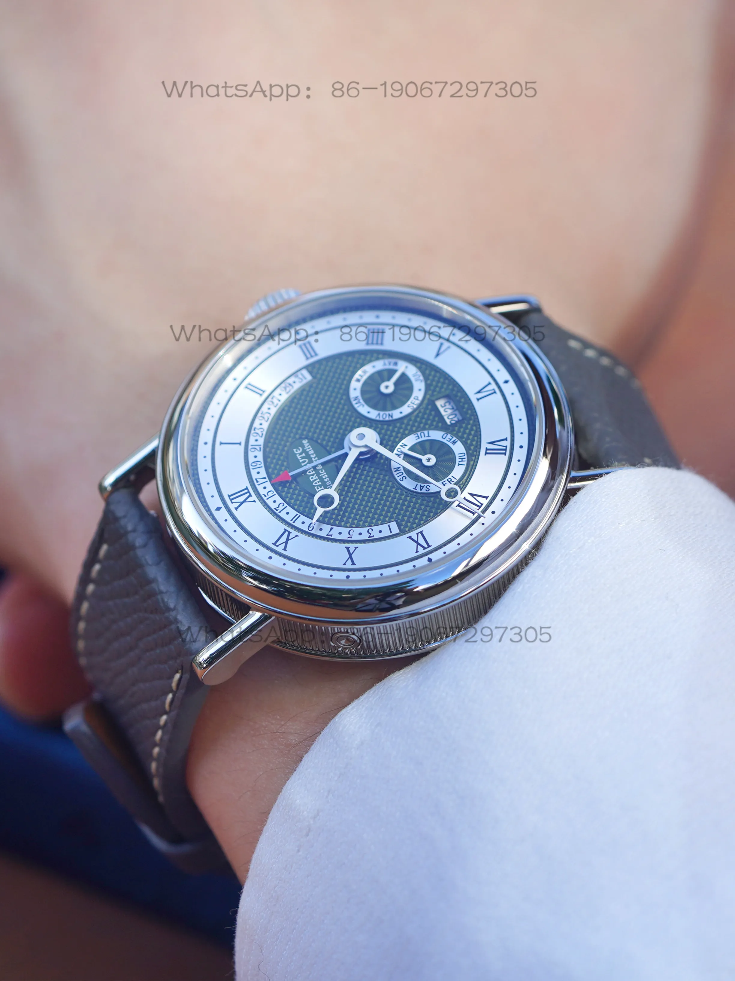 Фото Механические мужские часы Magic City Watch Store с годовым календарем, легкие, роскошные, для бизнеса и отдыха №3