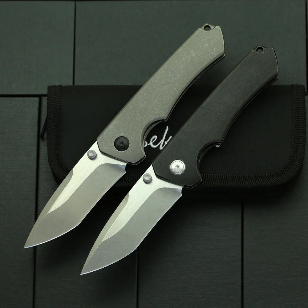 Складной нож BEKETEN Sailfish лезвие M390 титановая ручка для кемпинга охоты выживания