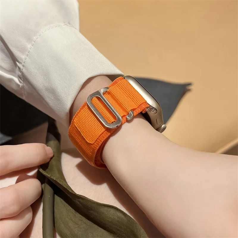 

Alpine Loop Band For Apple watch Strap 49mm 44mm 40mm 45mm 41mm 42mm 38mm 40 44 45mm Bracelet For iWatch Ultra Series 7 6 5 SE 8