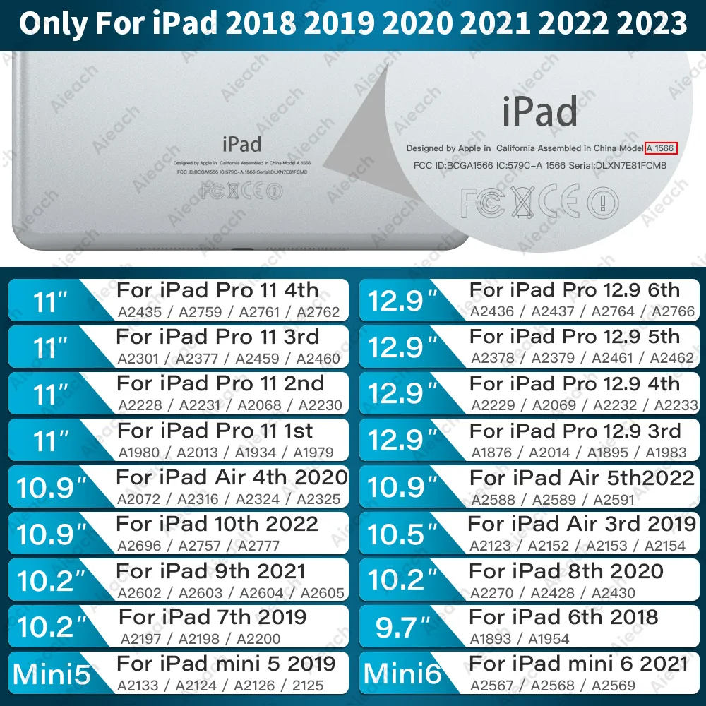For Apple Pencil 2 Aieach 23th Gen iPad Pencil For Appl Pencil For iPad 2022 2021 2020 2019 2018 Air 5 Bluetooth Stylus Pen 애플펜슬 images - 6