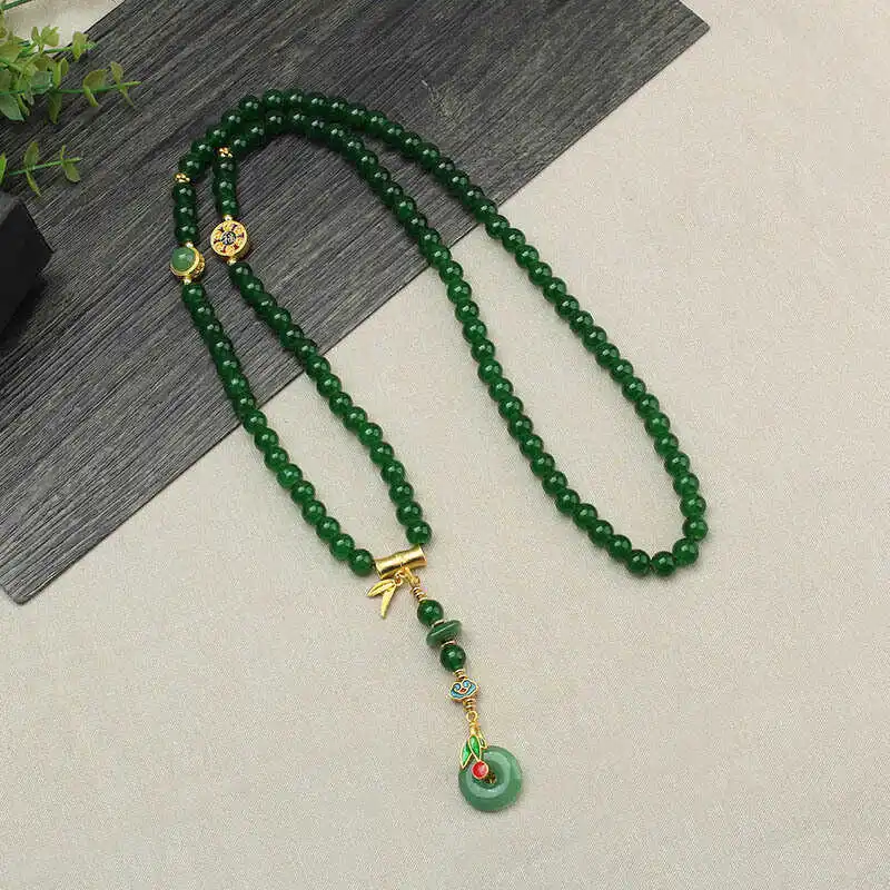 Новое китайское ожерелье с пряжкой в национальном стиле женское ретро