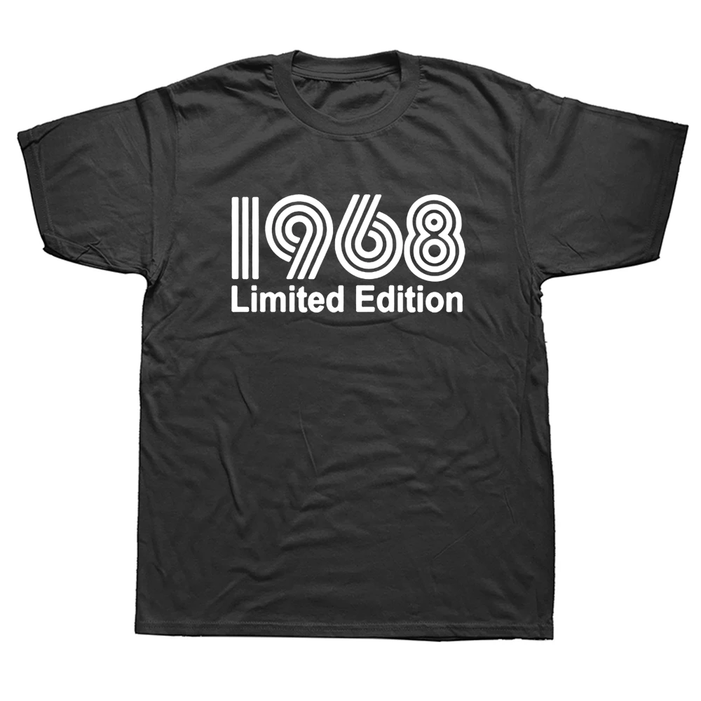 

1968 Limited Edition Funny Graphic T-Shirt Mens Summer Style Fashion Short Sleeves Oversized Streetwear T Shirts