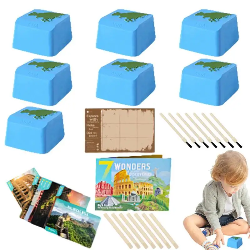 

Dig Kits For Kids Educational Toy Historical Ancient Building Archaeology Excavation Dig Set Children STEM Learning Gifts