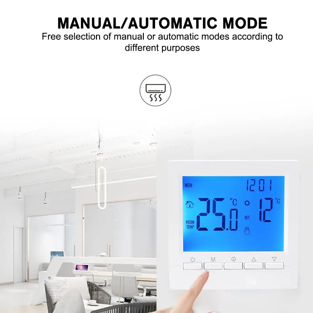 Терморегулятор Программируемый беспроводной комнатный цифровой умный