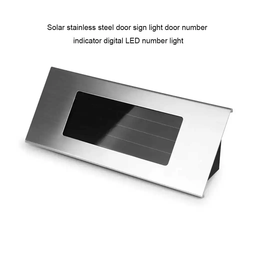 

Нержавеющая сталь, Солнечный дом, номер светильник, 120 градусов, дверная лампа