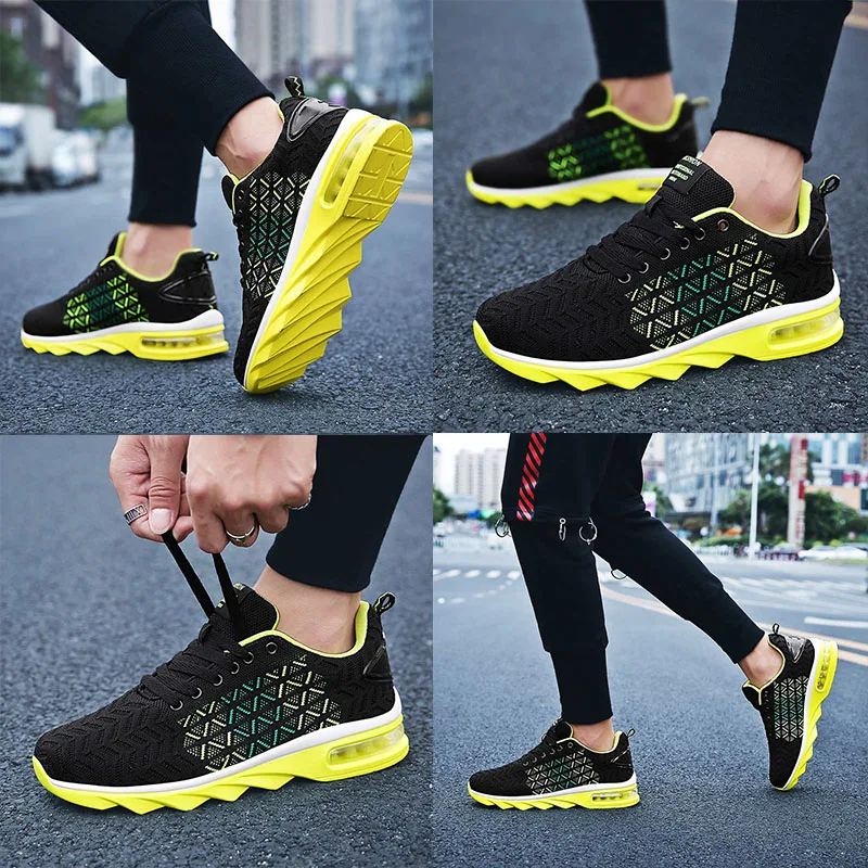 

Повседневные теннисные мужские кроссовки для бега увеличивающие рост спортивная обувь для мальчиков трендовые черные кроссовки Taniski кросс...