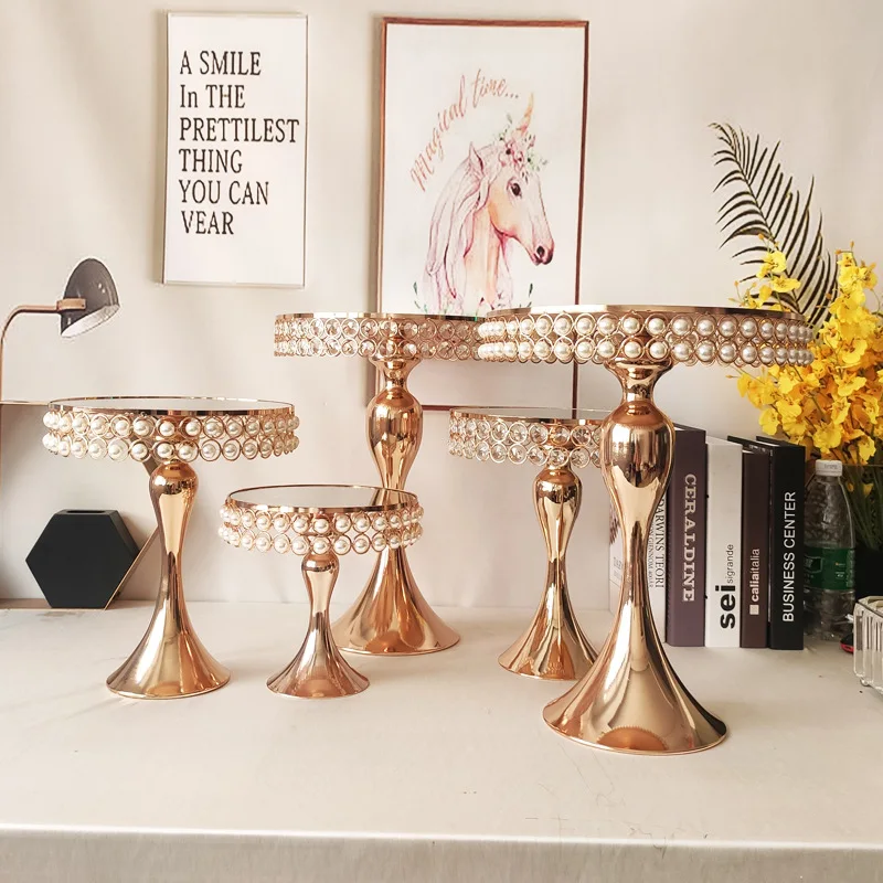 Подставка для торта круглая металлическая подставка десертов кекс свадебной