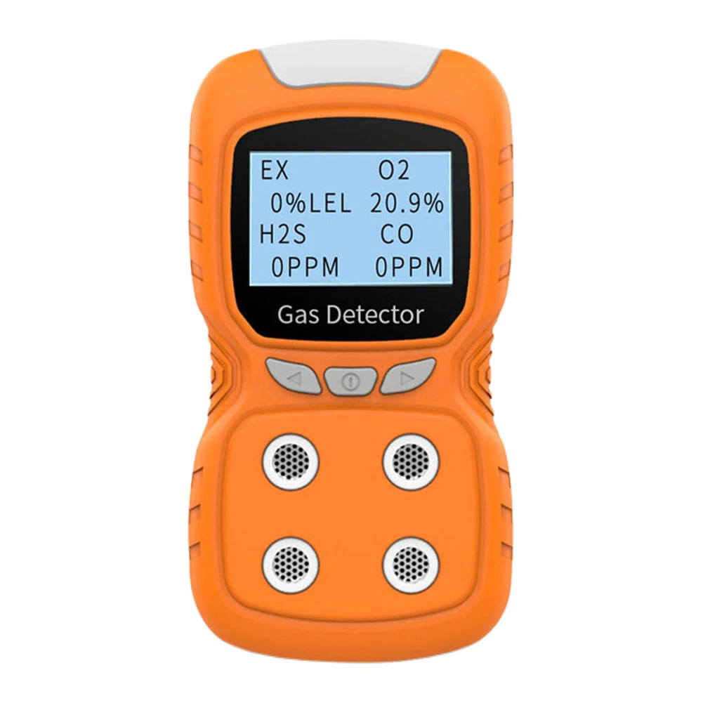 

4 в 1 портативный детектор угарного газа с ЖК-дисплеем