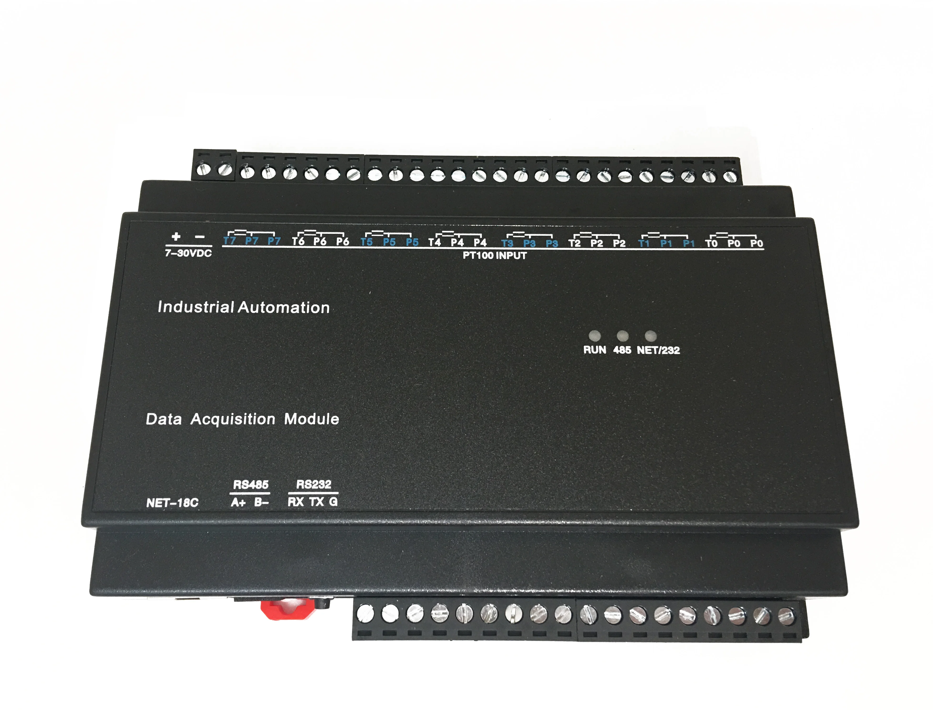 

8 каналов RTD Modbus RTU TCP теплостойкость горячее сопротивление PT100 485 232 Ethernet RJ45 удаленный IO модуль сбора данных