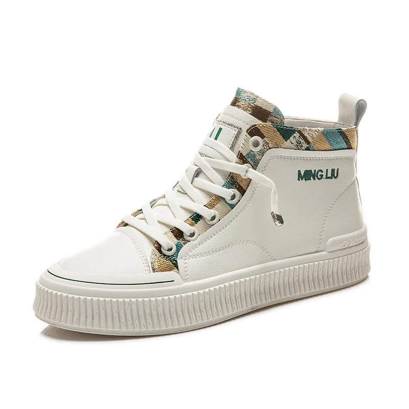 

Женские осенние модные высокие кроссовки туфли на плоской подошве из натуральной кожи для женщин известных брендов шикарная удобная обувь на платформе