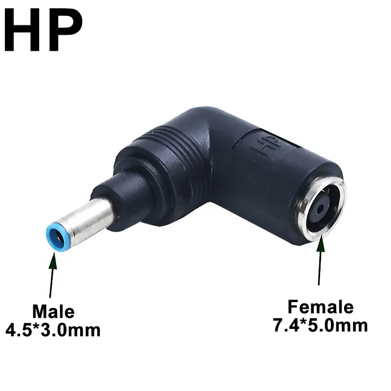 

Адаптер питания JCD 7,4*5,0 мм на 4,5*3,0 мм для ноутбуков HP/Dell