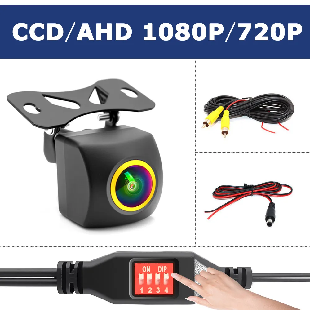 

Smartour Dial Control AHD 1080P/AHD 720P/CCD Камера переднего вида Автомобильная камера ночного видения Автомобильный радиоприемник Резервная камера заднего вида