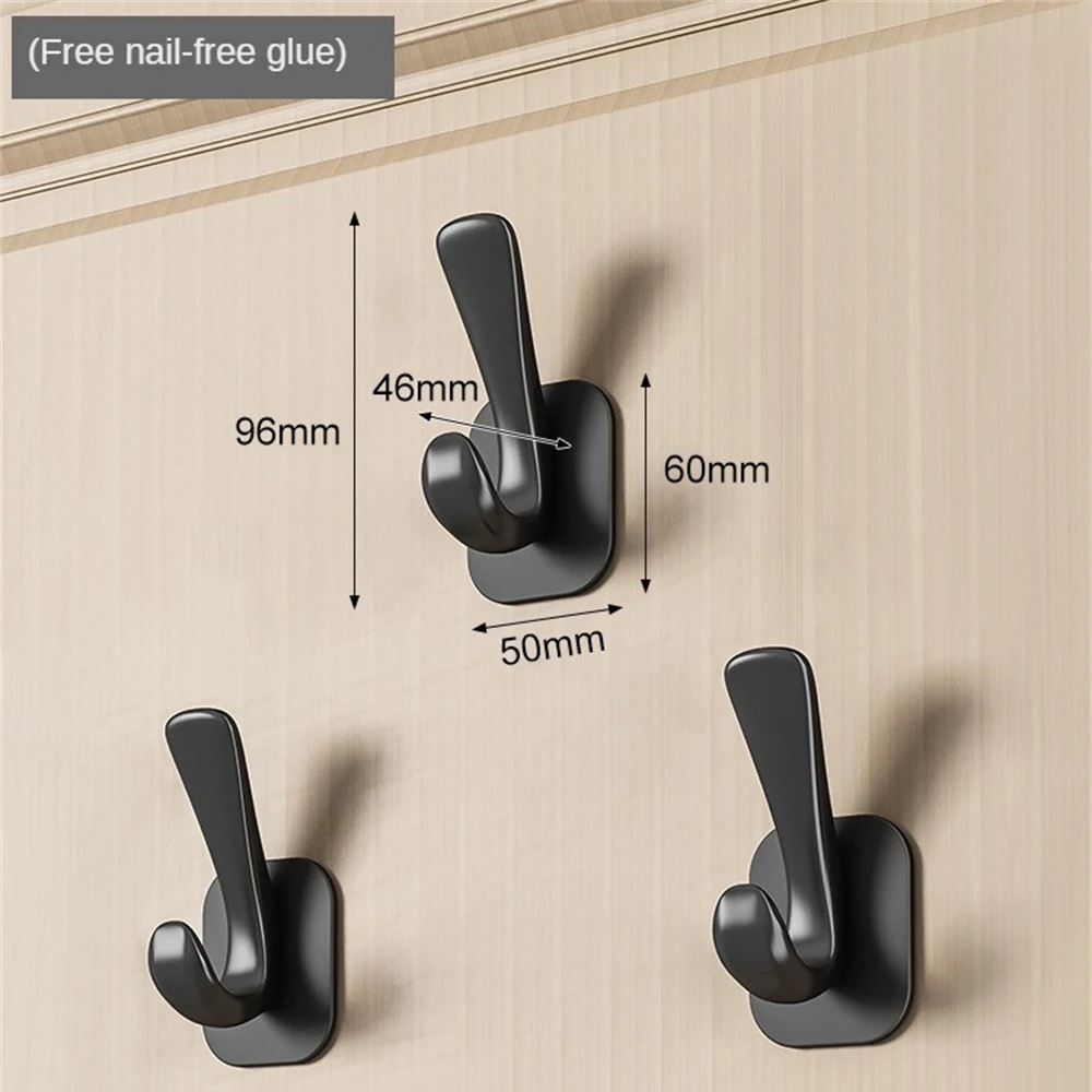 2 шт. дверная паста настенный несущий практичный держатель неперфорированный
