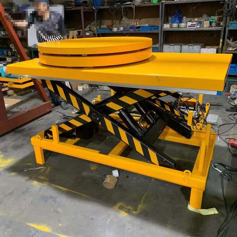 Cheap Hydraulic Electric Scissor Lift Table with Dust cover use in production plant | Lifting Machine