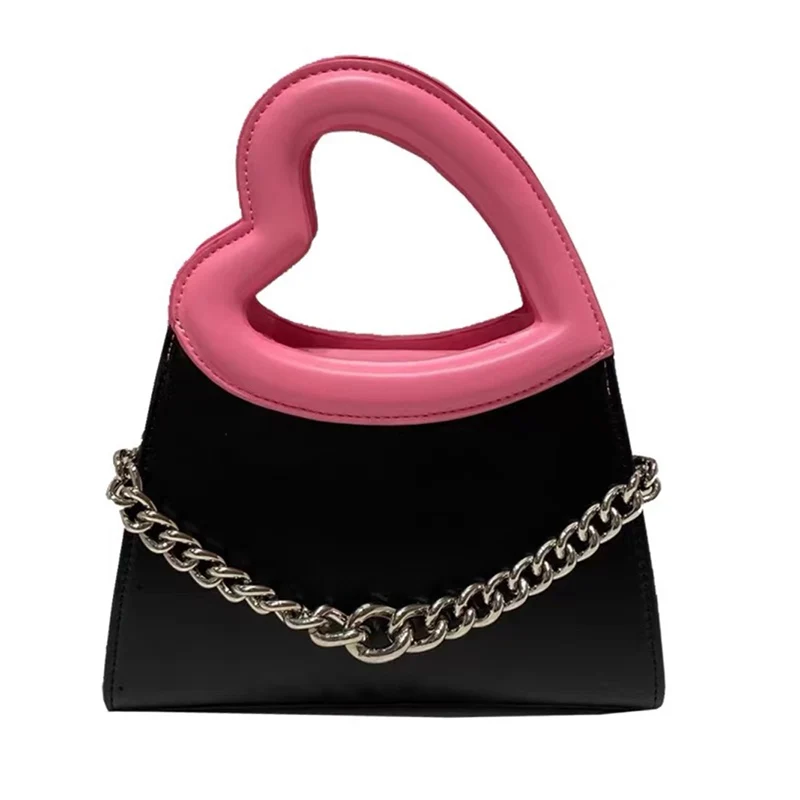 Нишевый дизайн цветная контрастная Женская Модная креативная сумка через плечо