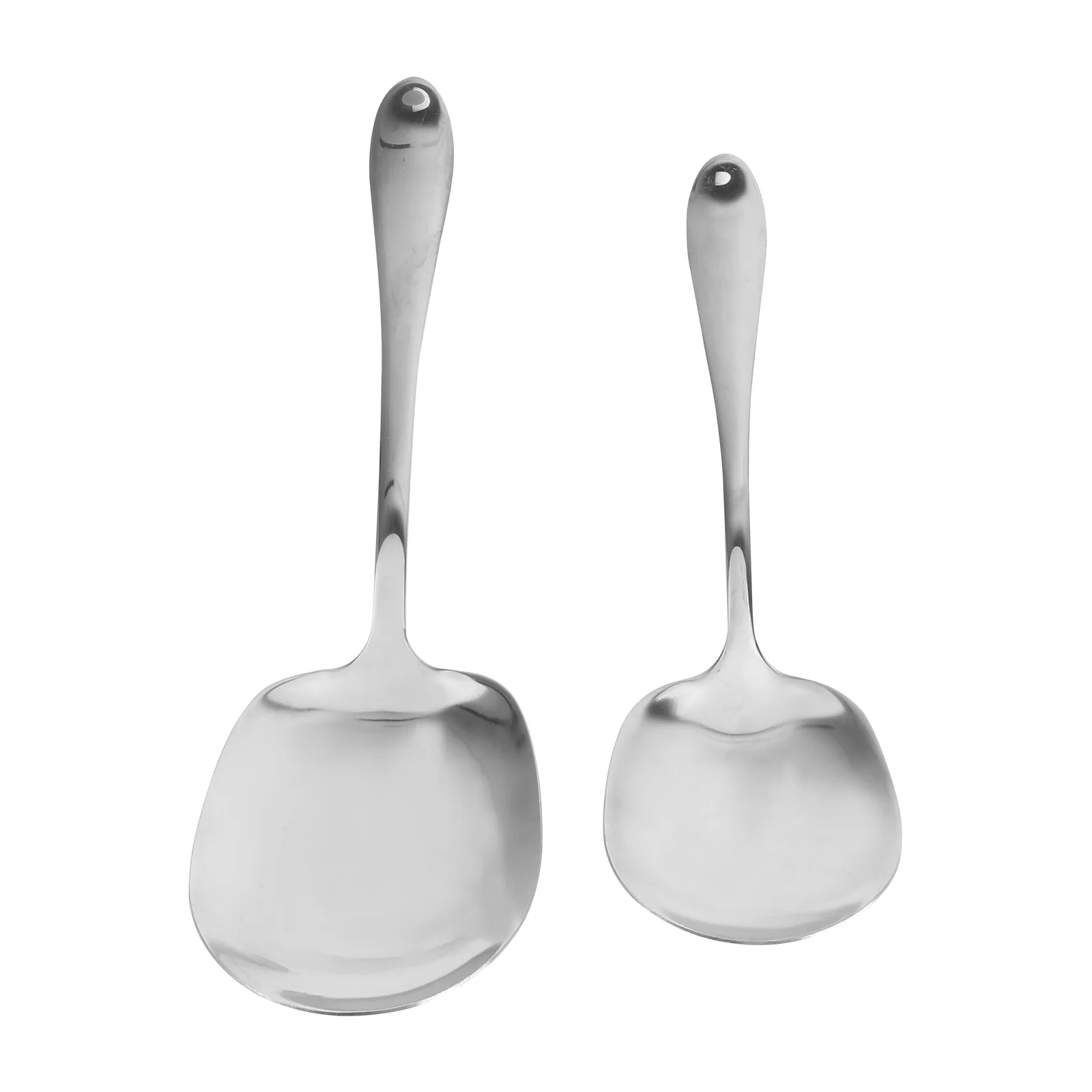 

2PCS Dessert Spoons Protein Spoon Dessert Scoop Stainless Steel Tablespoon Coffee Tablespoon Cocktail Stirrer