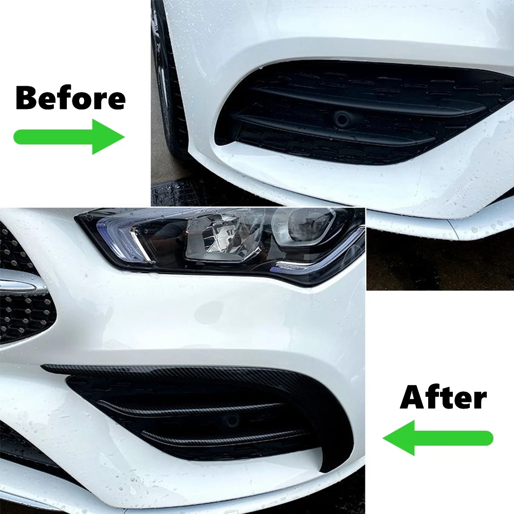 Сплиттер переднего бампера для Mercedes-Benz CLA-Class C118 W118 CLA200 2020-2023 противотуманная фара
