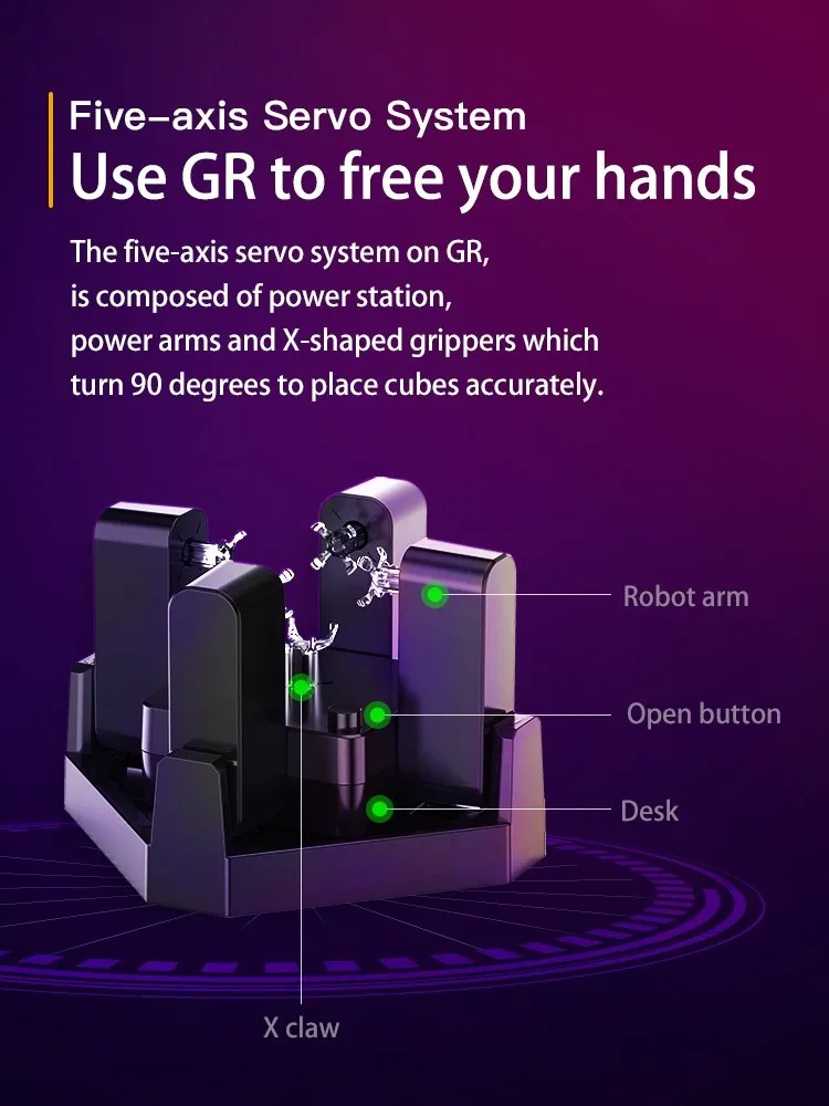 GAN Robot волшебный куб 356 i3 3x3 умный скоростной i Carry онлайн соревнование головоломка |