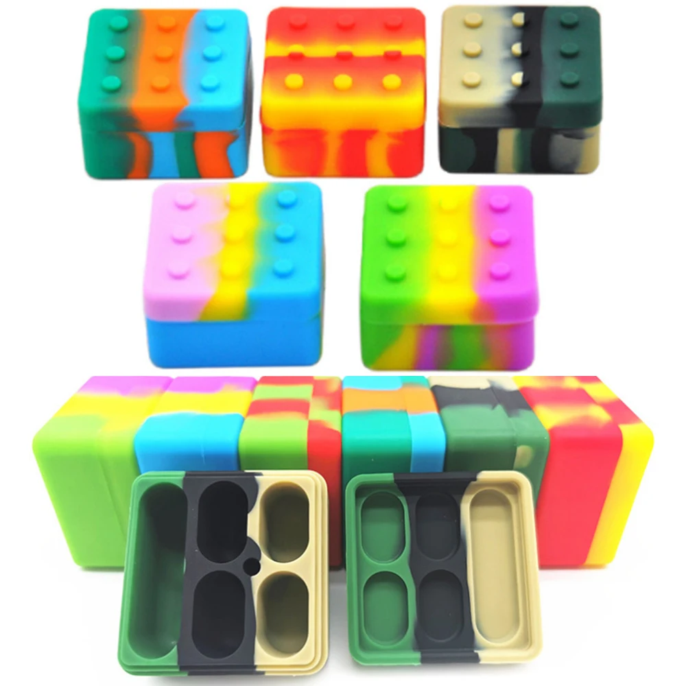 

10Pcs Silicone Jar 26ml Container Non-stick Storage Box Smoking Accessories Tobacco Oil Bottle Makeup Case Cosmetic Cream Jars