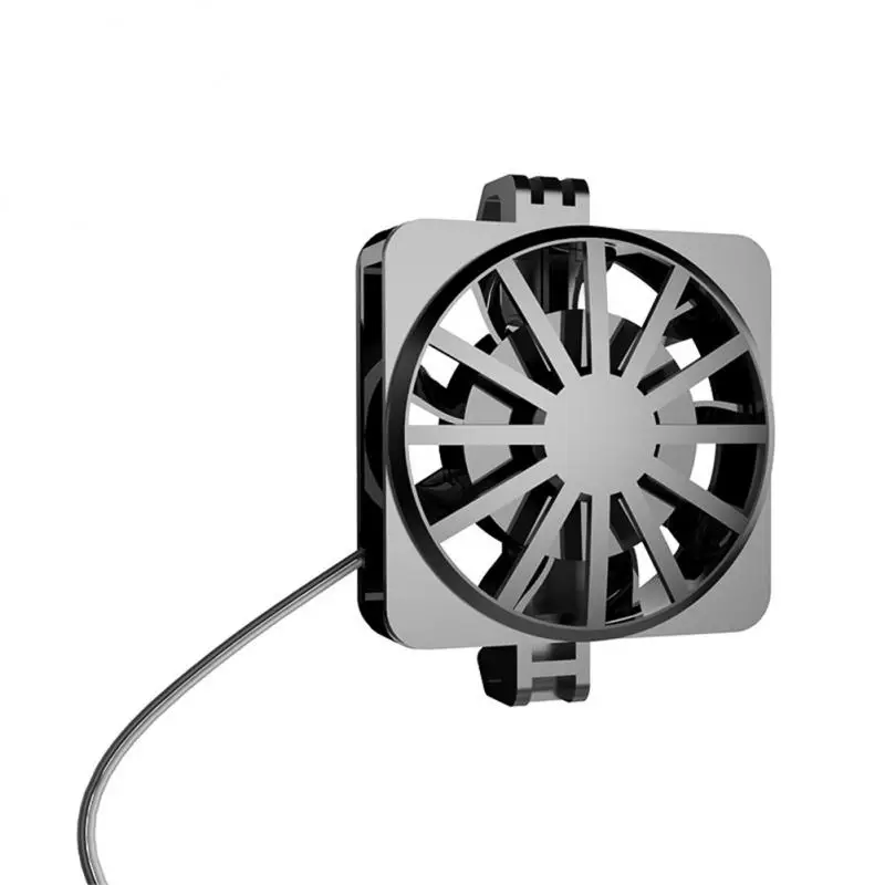 

Mini Fan Holder Heat Sink Rgb Mobile Phone Cooler Game Cooler For Iphone Xiaomi Samsung Game Radiator Phone Accessories Portable