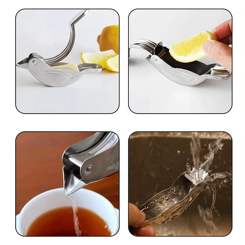 Ручная соковыжималка из нержавеющей стали для цитрусовых ручная лимонов