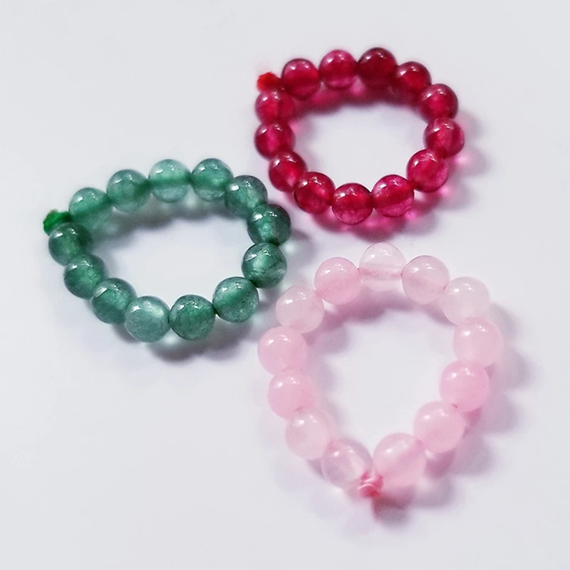 

1:6 Scale Soldiers Colored Jade Ball Beads Mini Fashion Trend Bracelet For 12 Inch Female Action Figure Body Accessories