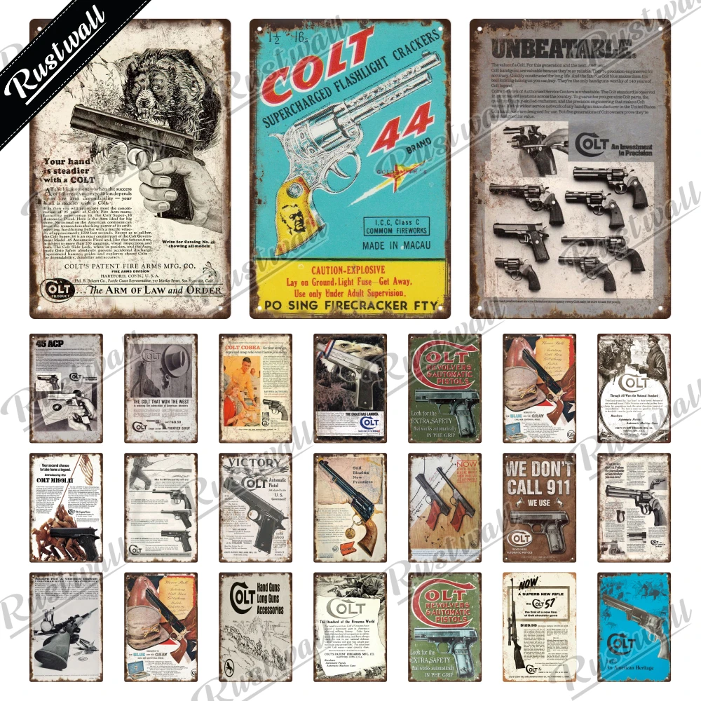 Металлическая настенная табличка с ржавчиной