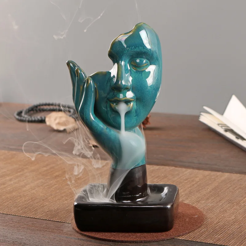 Европейский и американский Ангел в форме рефлюкса дыма водопад курильница