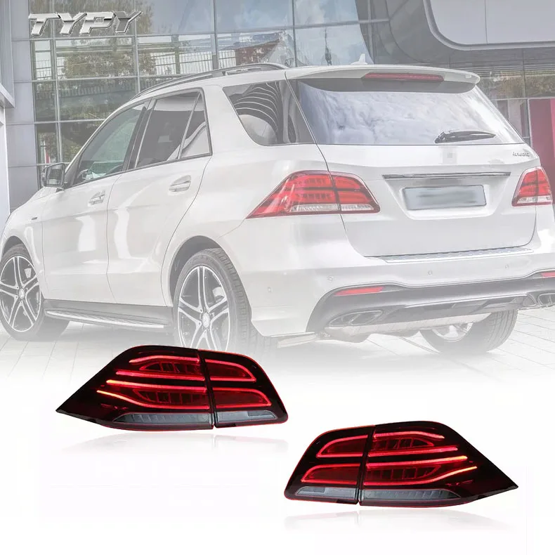 Обновленная модель заднего фонаря GLE Look, задний фсветильник рь, задний фонарь, задний фонарь для Mercedes BENZ ML CLASS W166 2012-2015