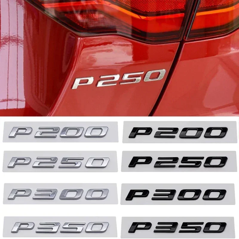 P200 P250 P300 P350 Наклейка на боковую кузов автомобиля Задний значок для Jaguar XF XFL XJ XJL XE XEL