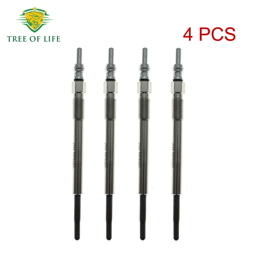 

4X дизельная свеча накаливания 11 В для Opel Agila A B Corsa C D Astra Meriva Tigra 1.3 CDTI 2003-2011 1214032 95508486 46796050 0250203002