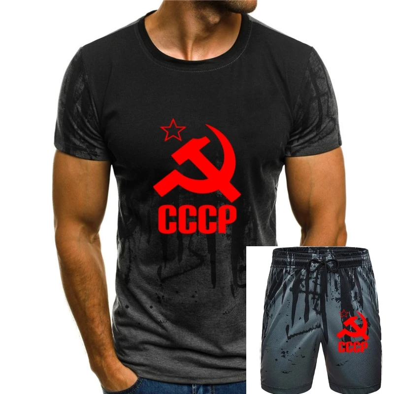 

Мужская футболка с коротким рукавом, с принтом СССР, Советская Россия, лето 2022