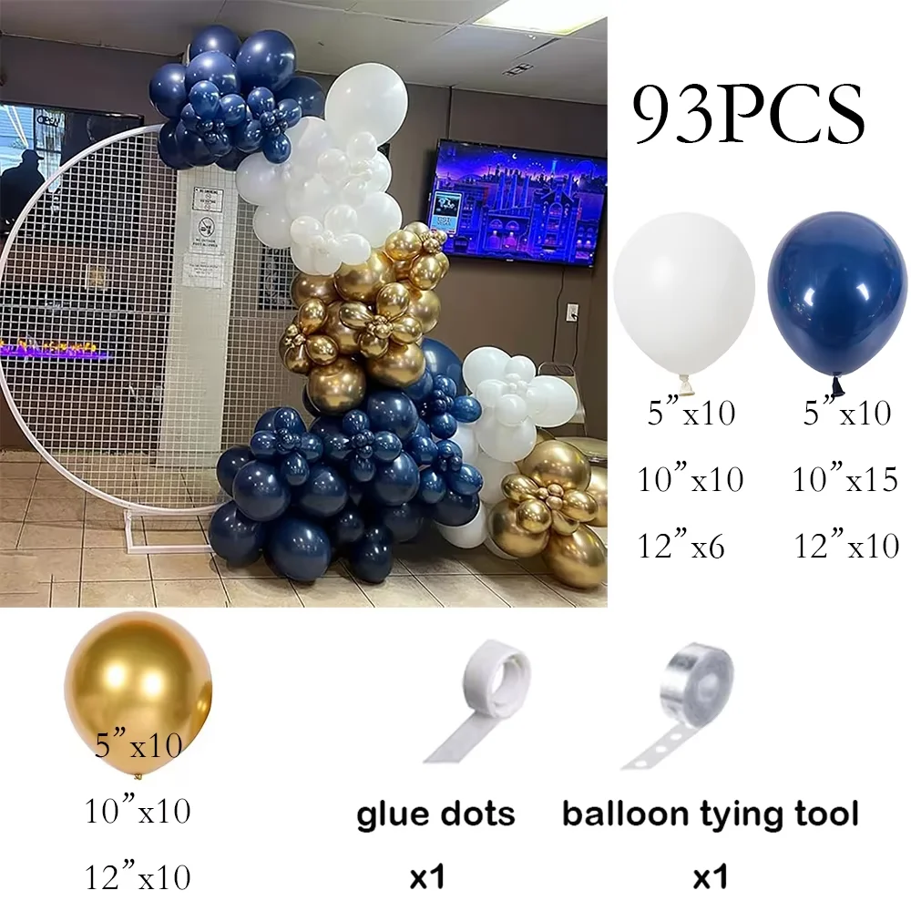 

Гирлянда из 110 темно-синих шаров Globos