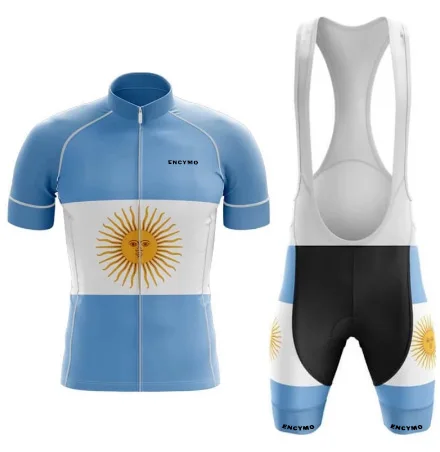 

Pro Team Argentina Cycling Jersey Breathable Retro Maillot Clothing Summer Bicycle Shirts Bike Wear Mens Cycling Jersey