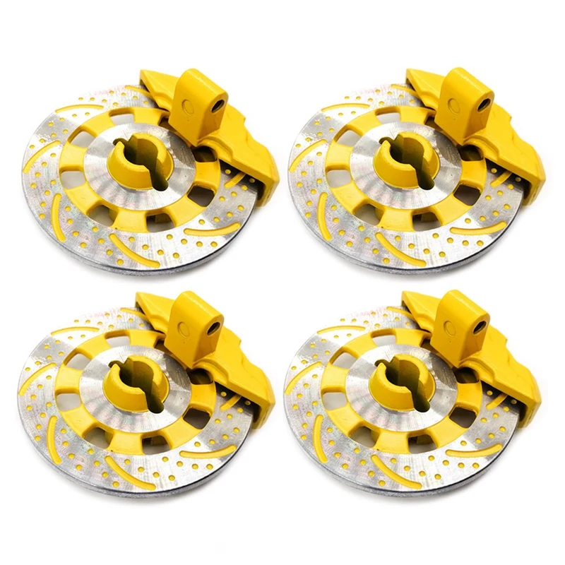 

4 Pcs Aluminum Brake Disc Drive Hub For 1/7 Traxxas UDR RC Car Simulate Metal Brake Ppads RC Car Part