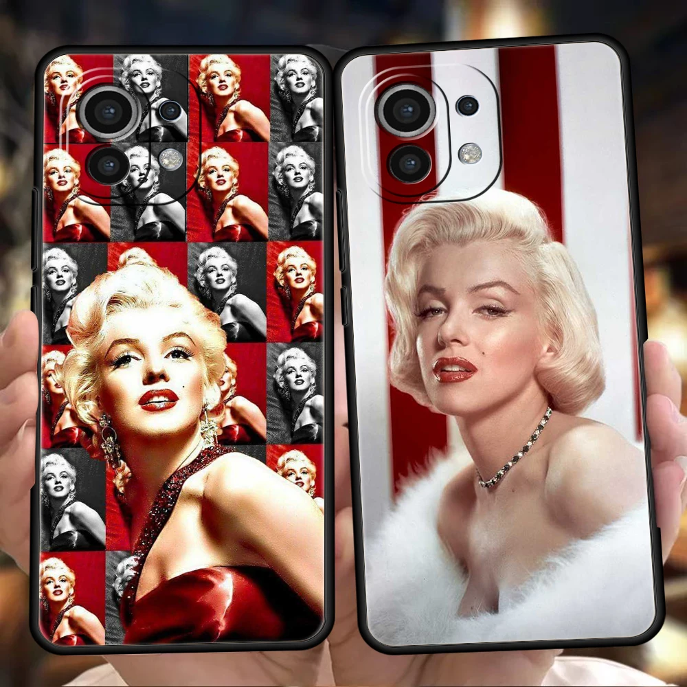 

Чехол для телефона BANDAI Мэрилин Монро для Xiaomi Poco F3 X3 X4 GT NFC M3 M4 Mi 12 9T 11 Ultra 11X 11i Note 10T Pro Lite